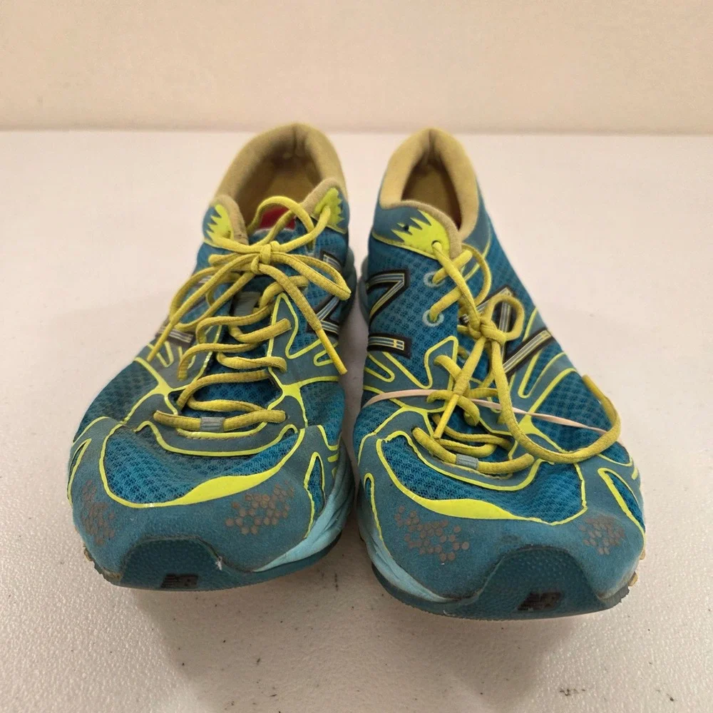 New Balance‎ RC1400v2 Womens 9.5 Blue Yellow Running Shoes WR1400BG REVlite